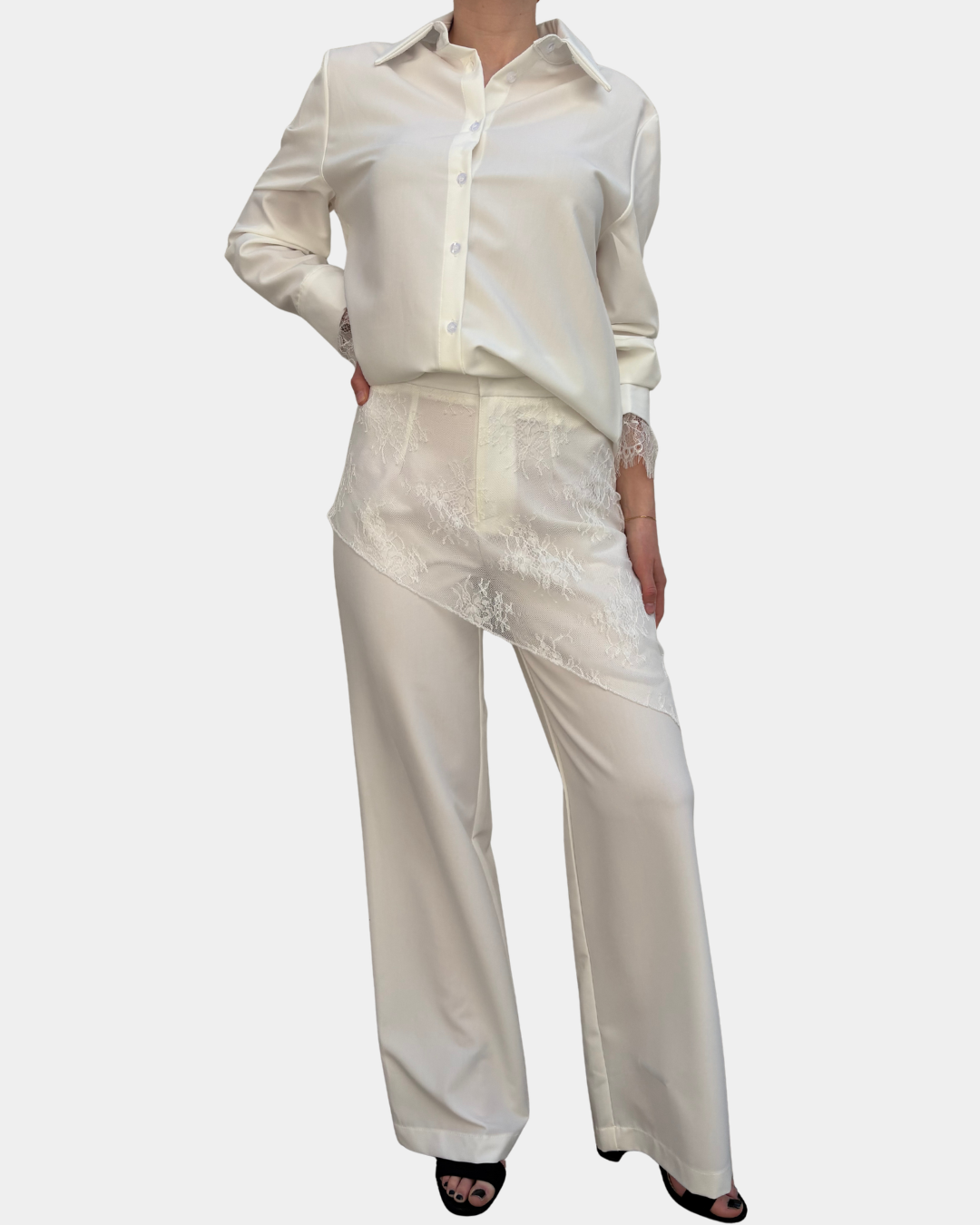 Camicia pizzo Lumina