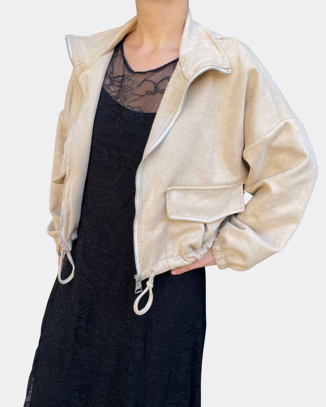 Giacca suede
