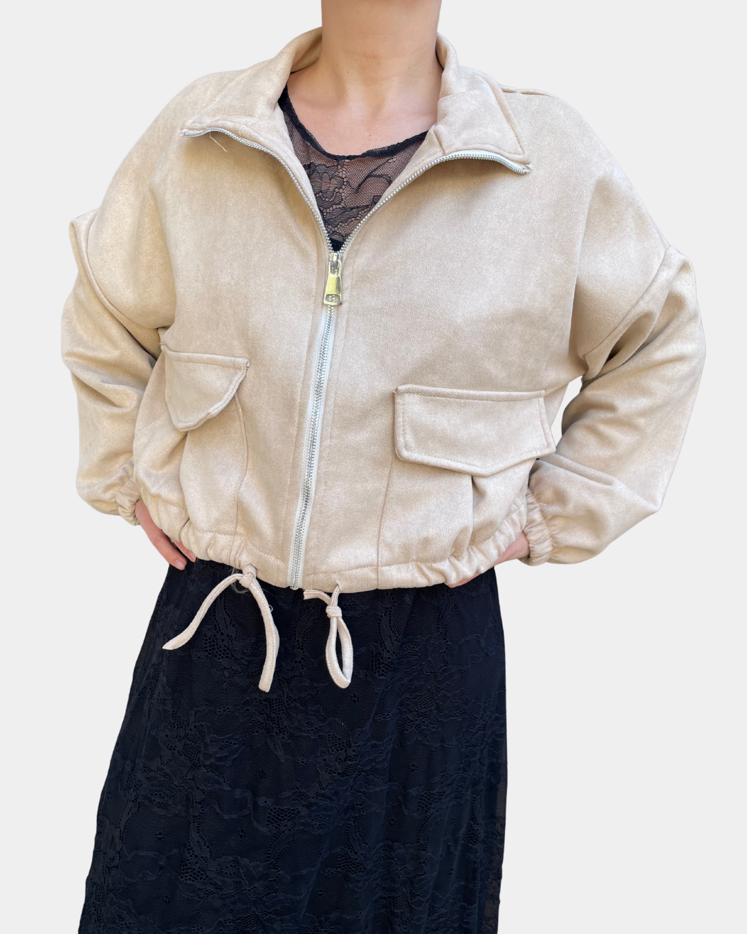 Giacca suede