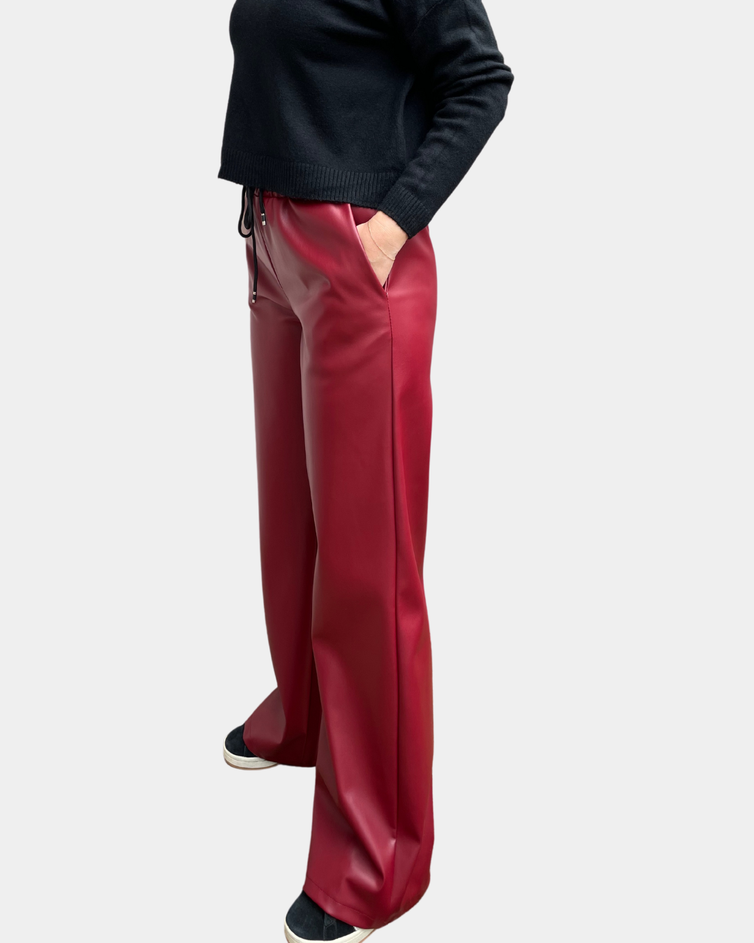 Pantalone in ecopelle