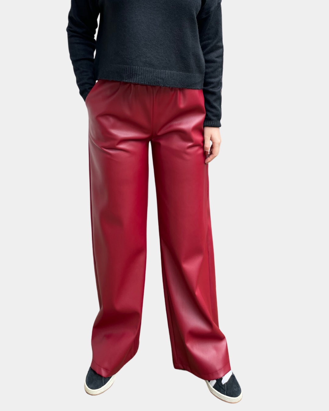 Pantalone in ecopelle