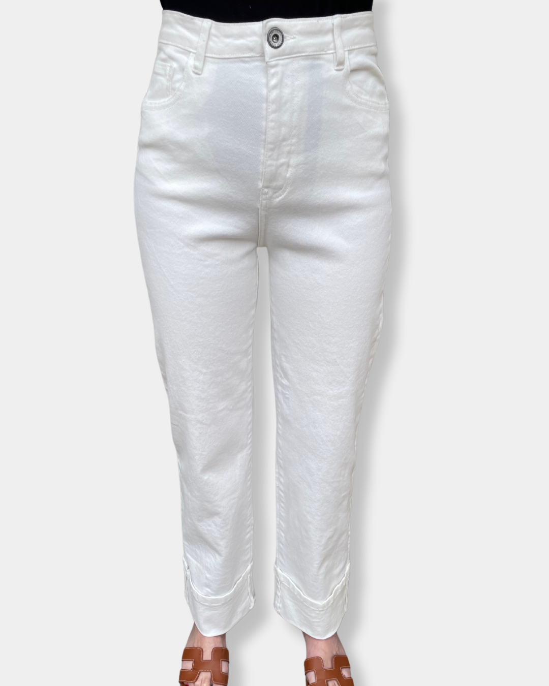 Jeans a gamba dritta