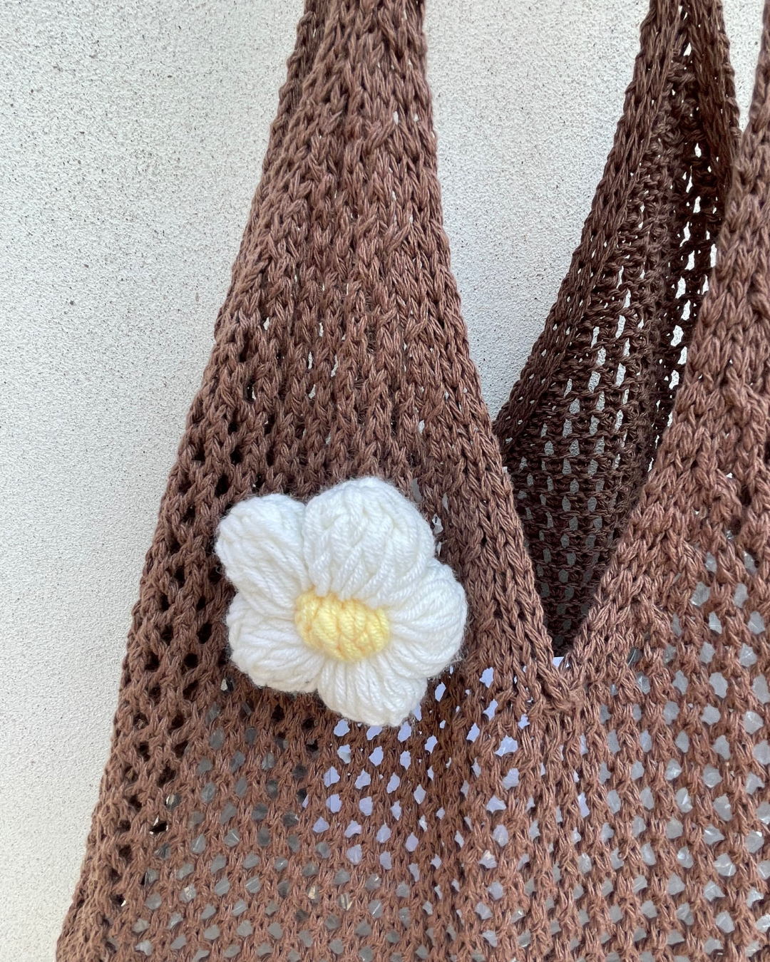 Borsa fiore crochet