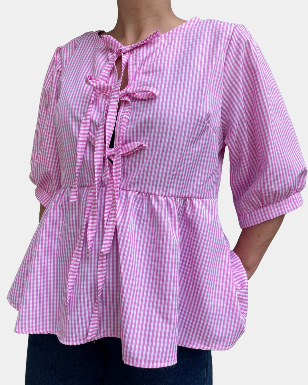 Camicia vichy fiocchi