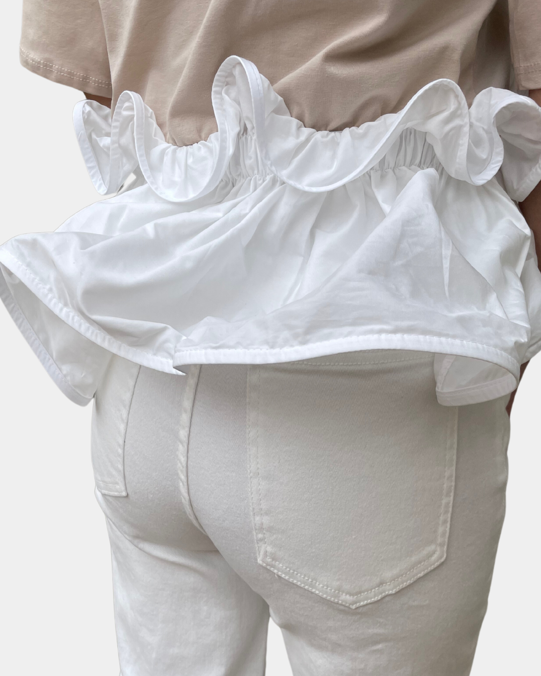 Jeans a gamba dritta