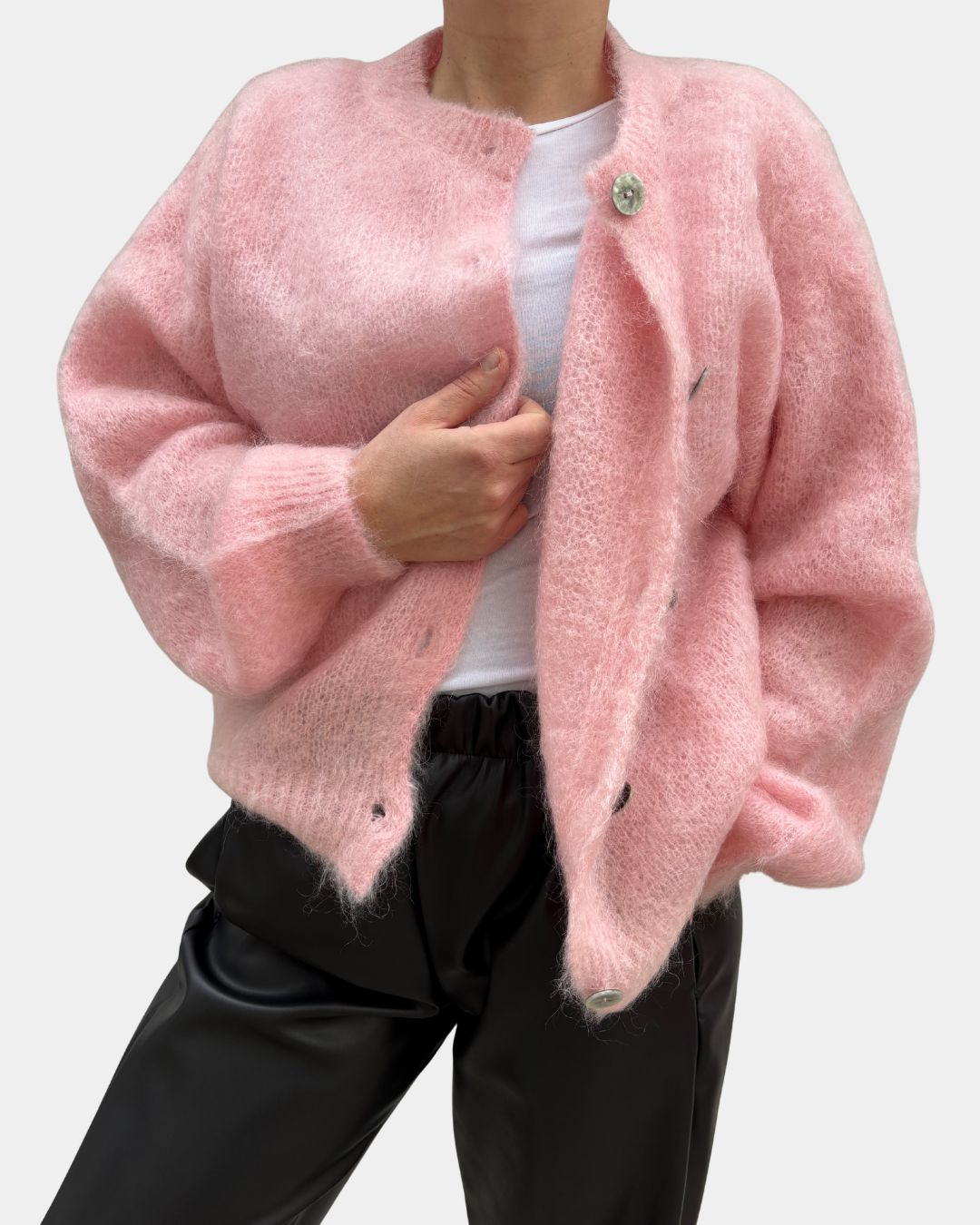 Cardigan kid mohair
