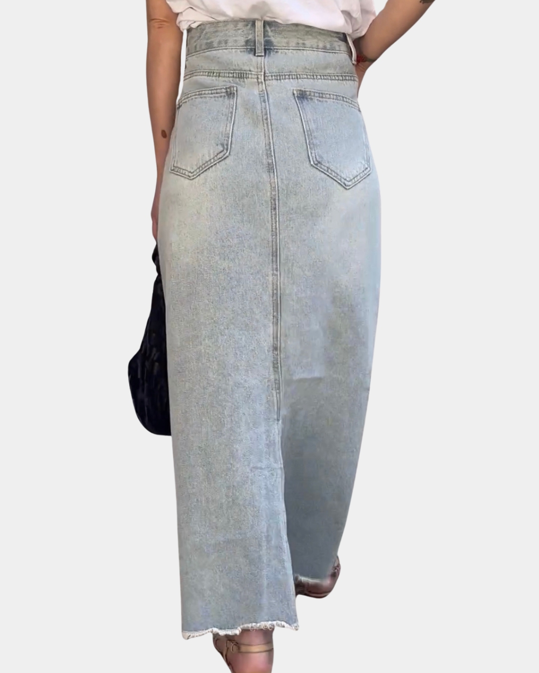 Gonna longuette denim