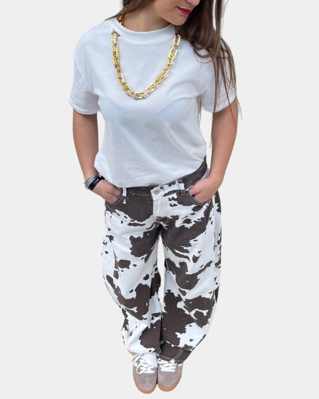 Jeans barrel mucca