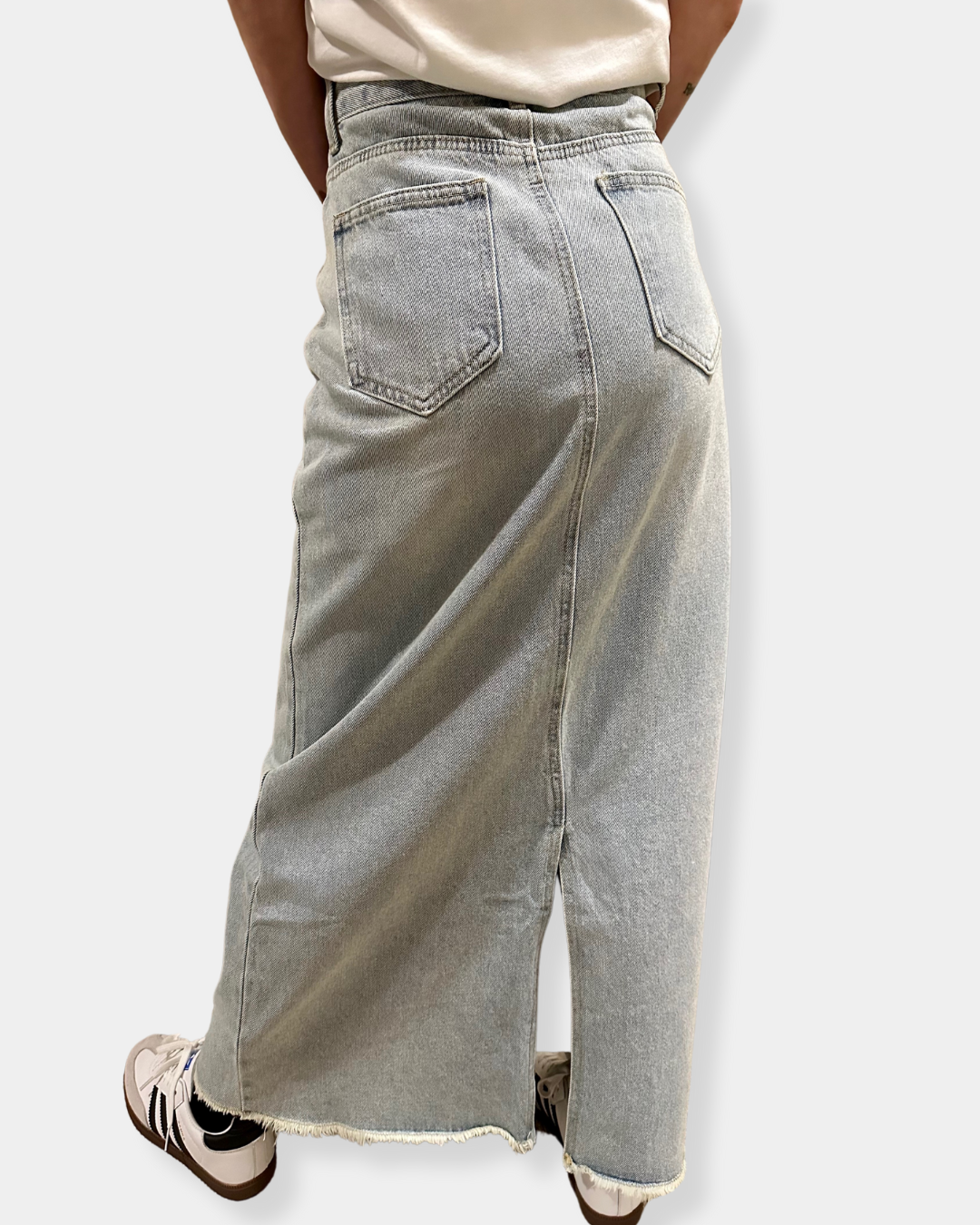 Gonna longuette denim