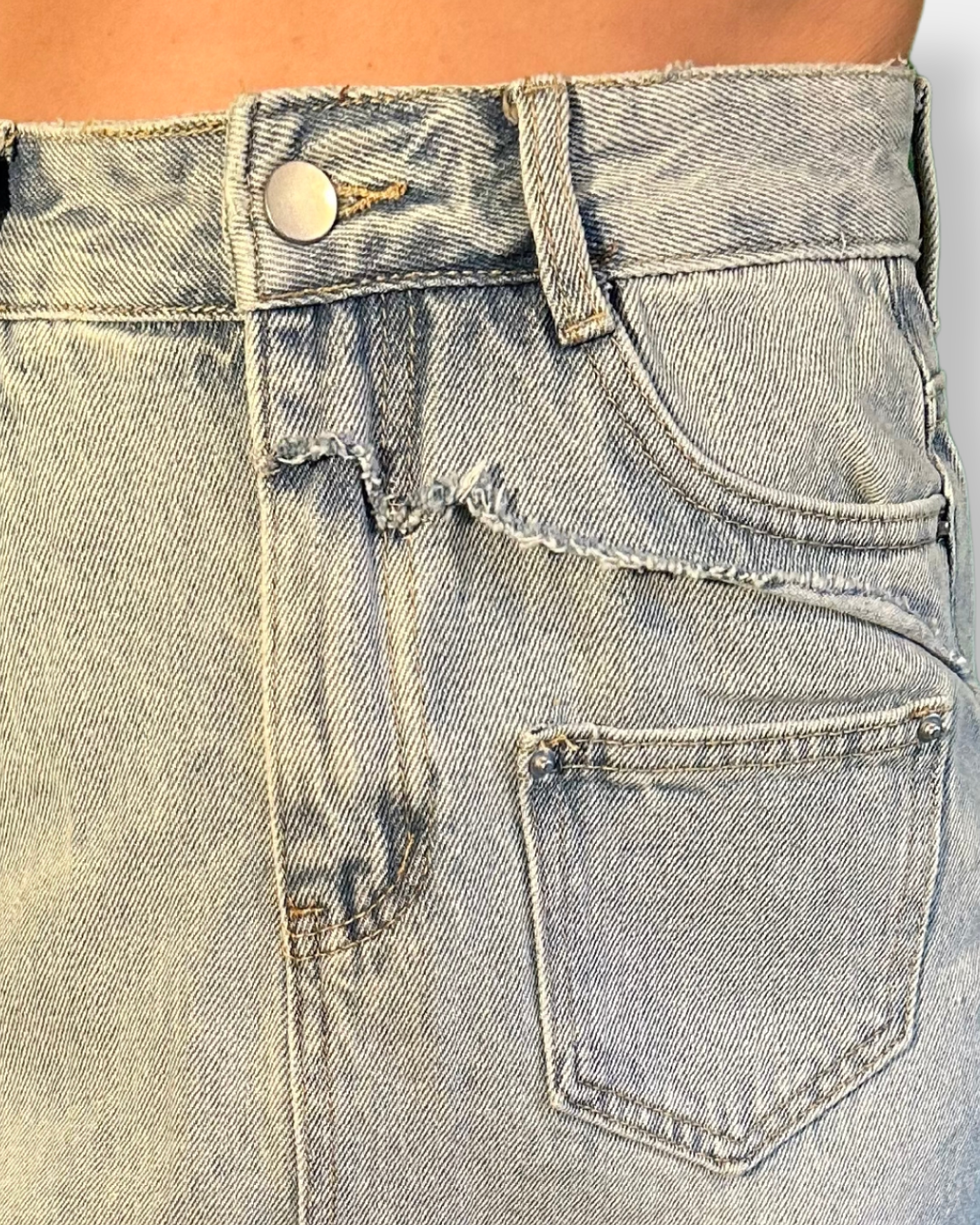 Gonna longuette denim