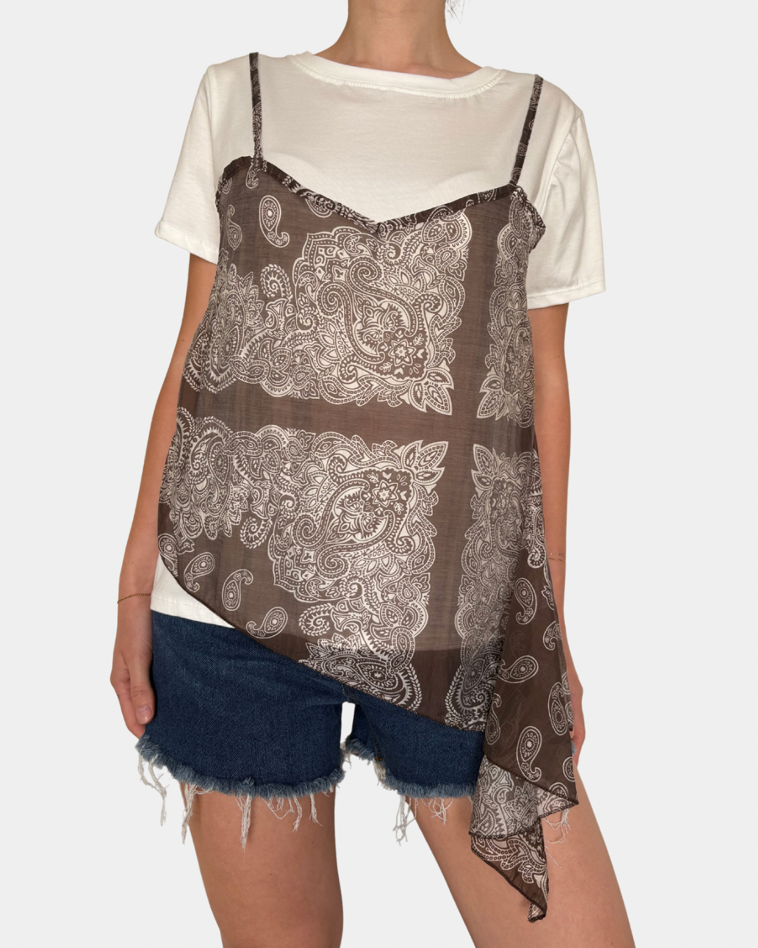 T-shirt canotta bandana