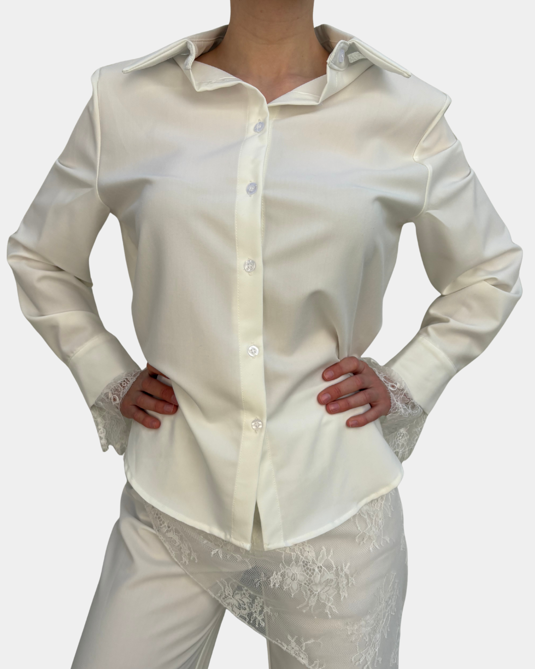 Camicia pizzo Lumina