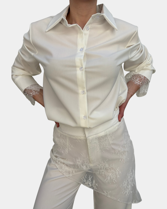 Camicia pizzo Lumina