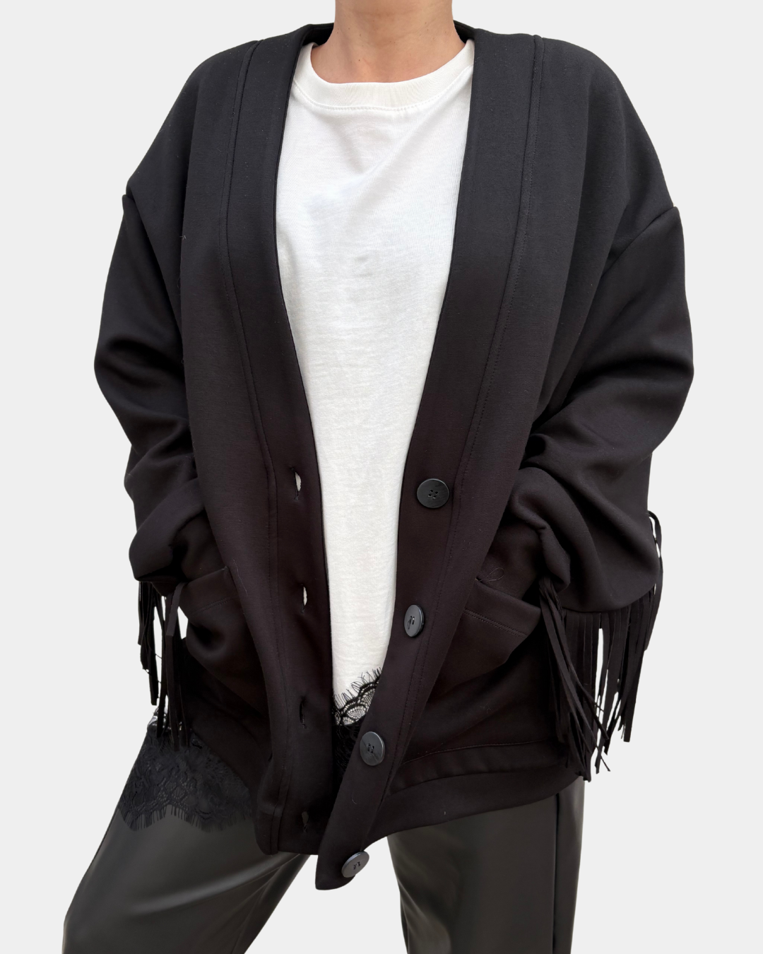 Cardigan Lumina frange