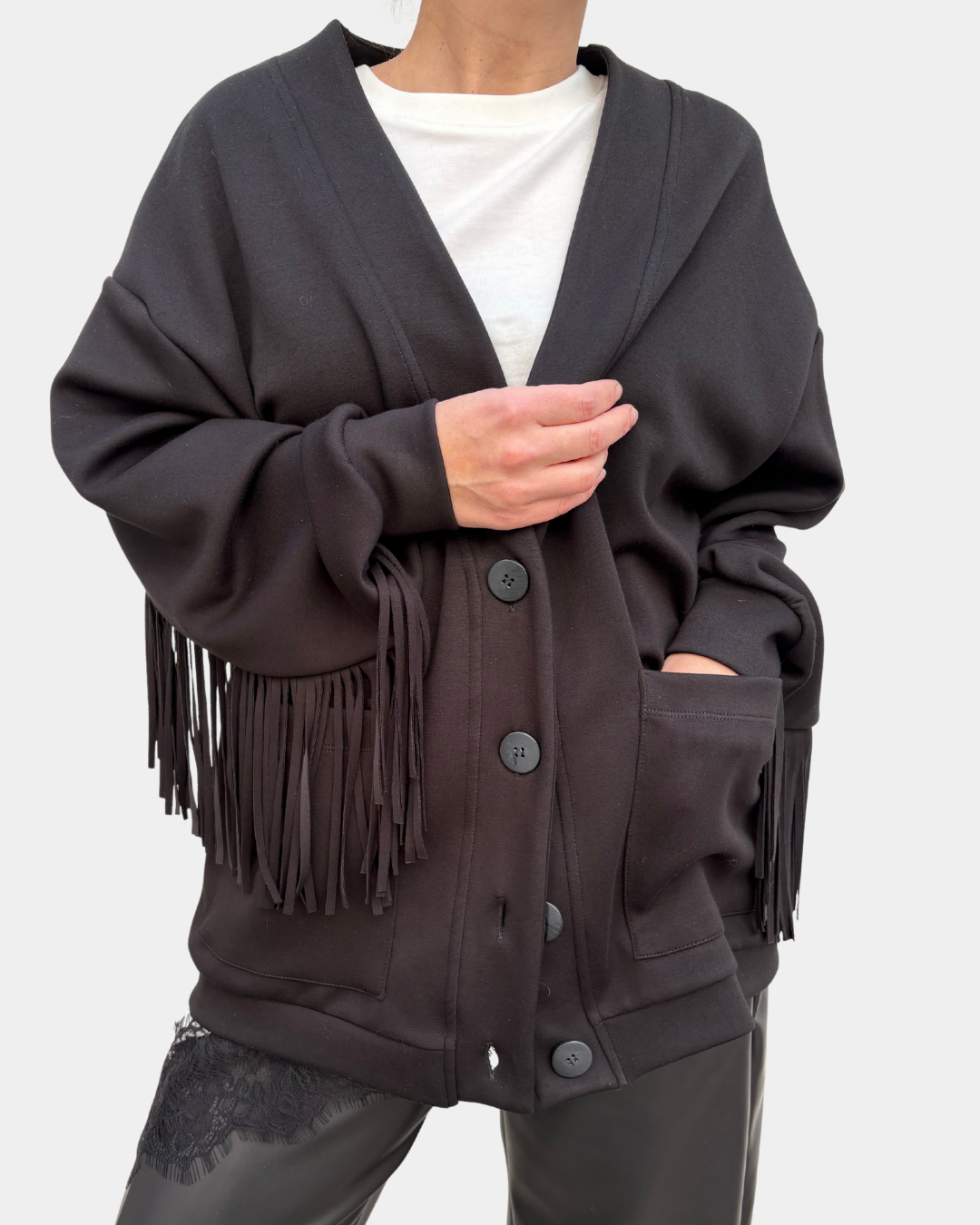 Cardigan Lumina frange