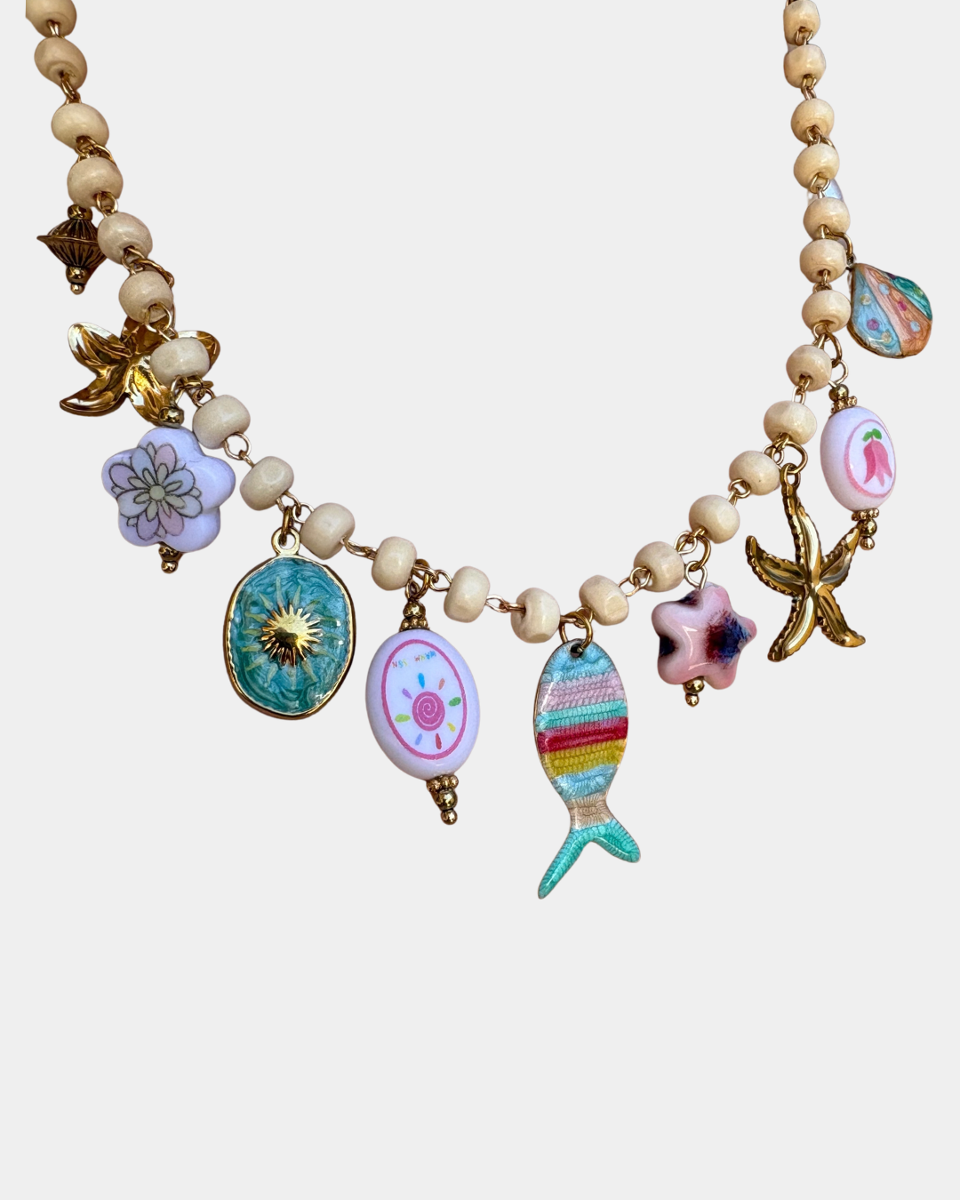 Collana multi charm