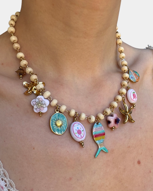 Collana multi charm