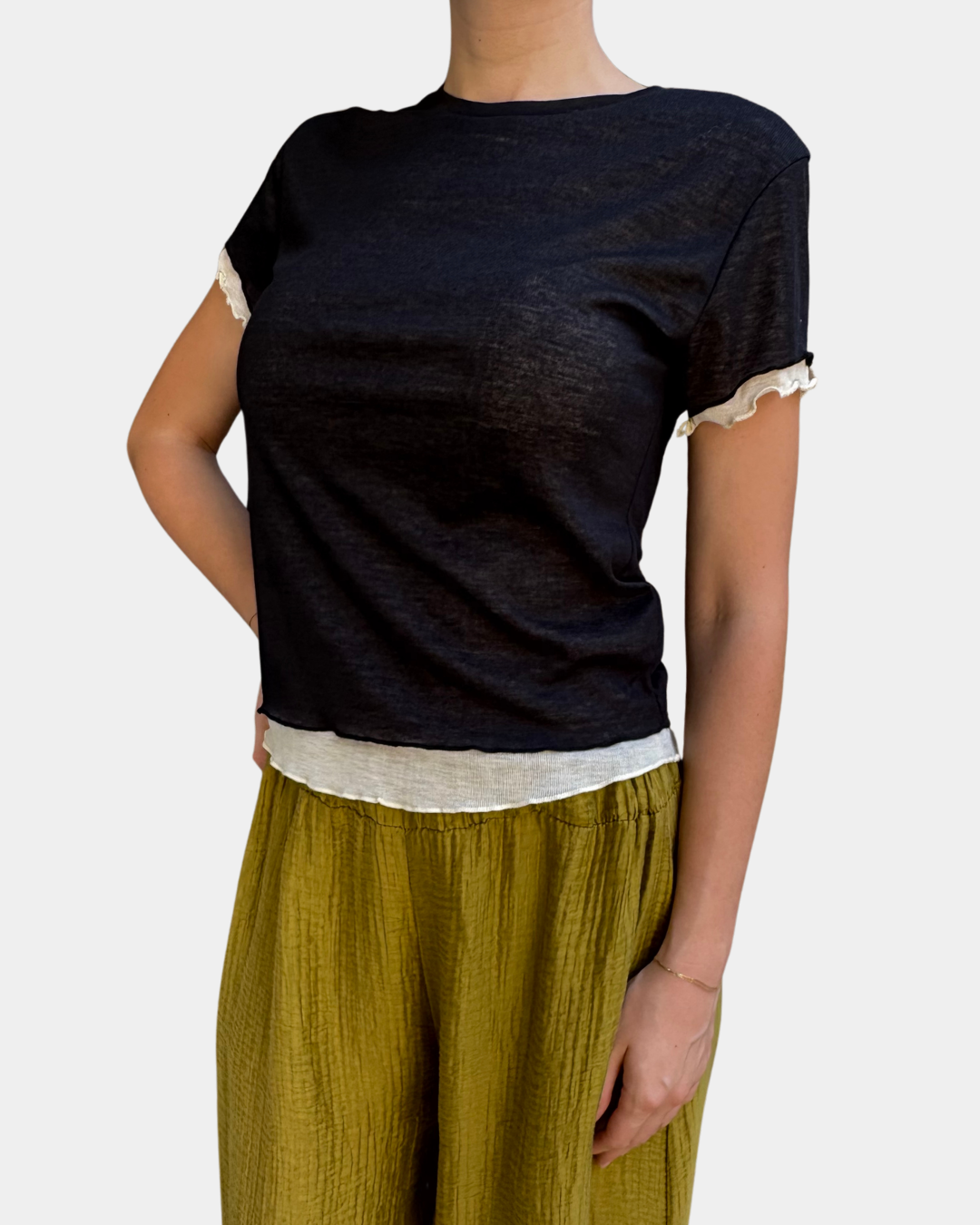 T-shirt combinata