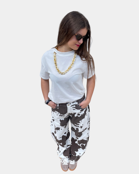 Jeans barrel mucca