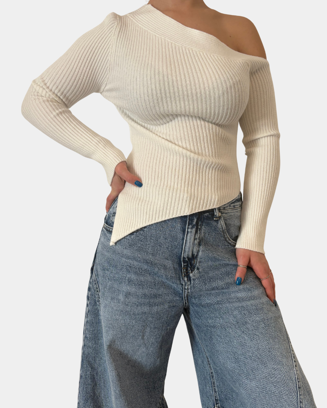 Maglioncino asimmetrico