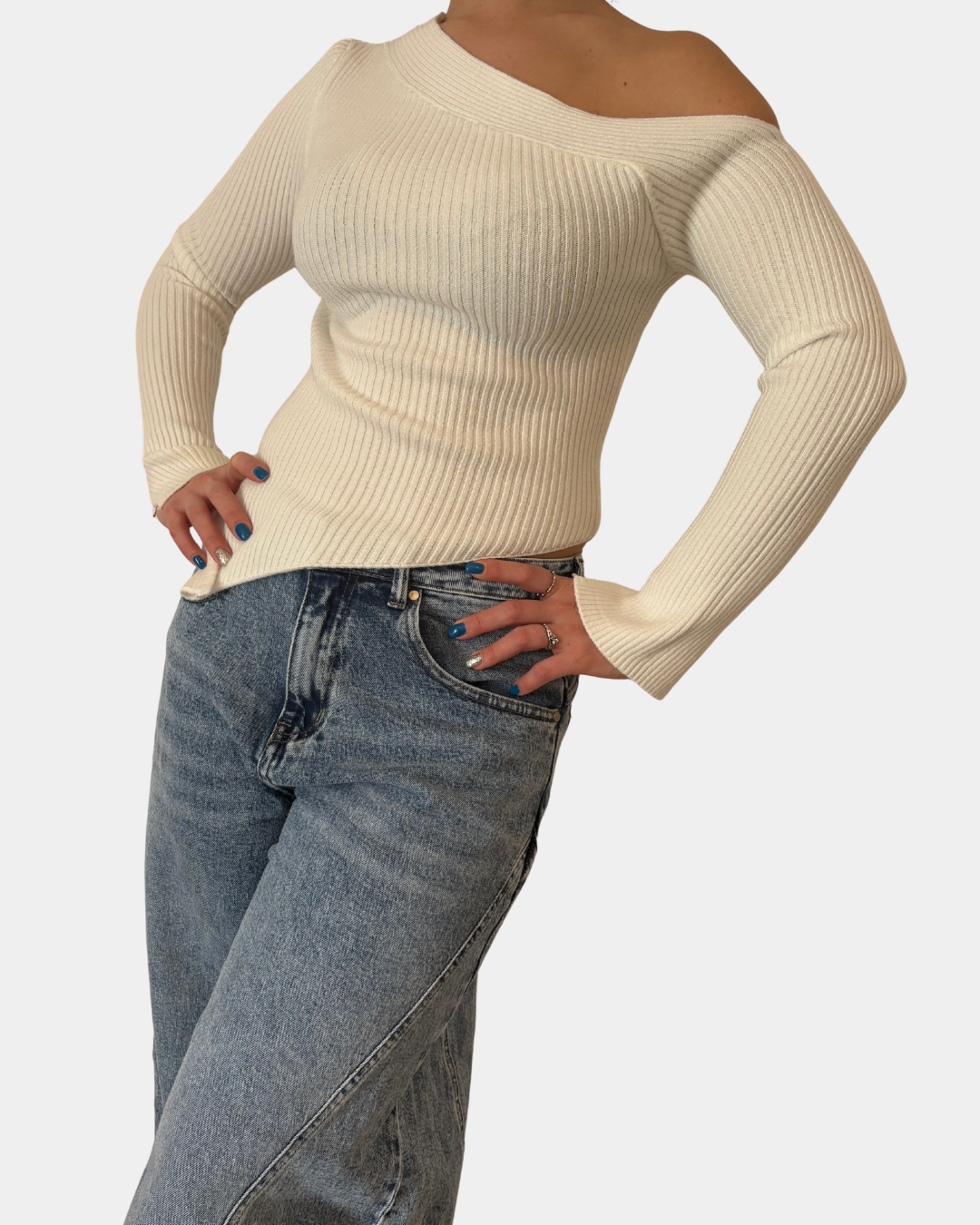 Maglioncino asimmetrico