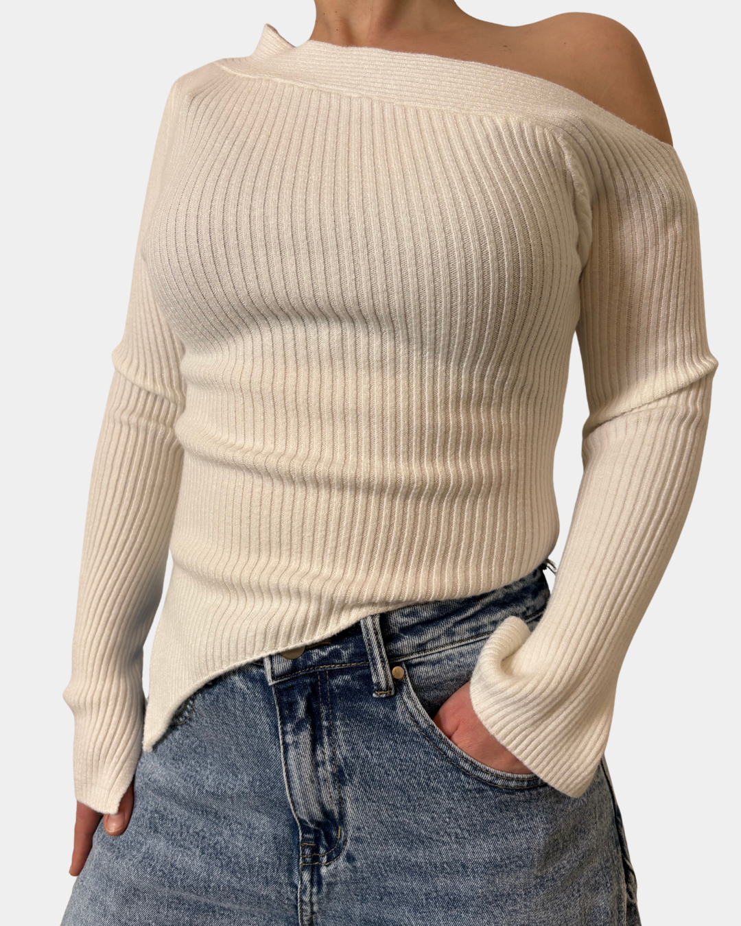 Maglioncino asimmetrico