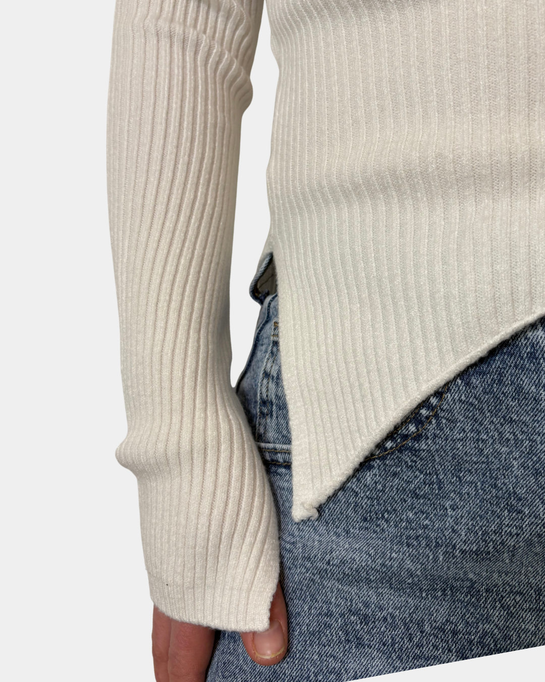 Maglioncino asimmetrico