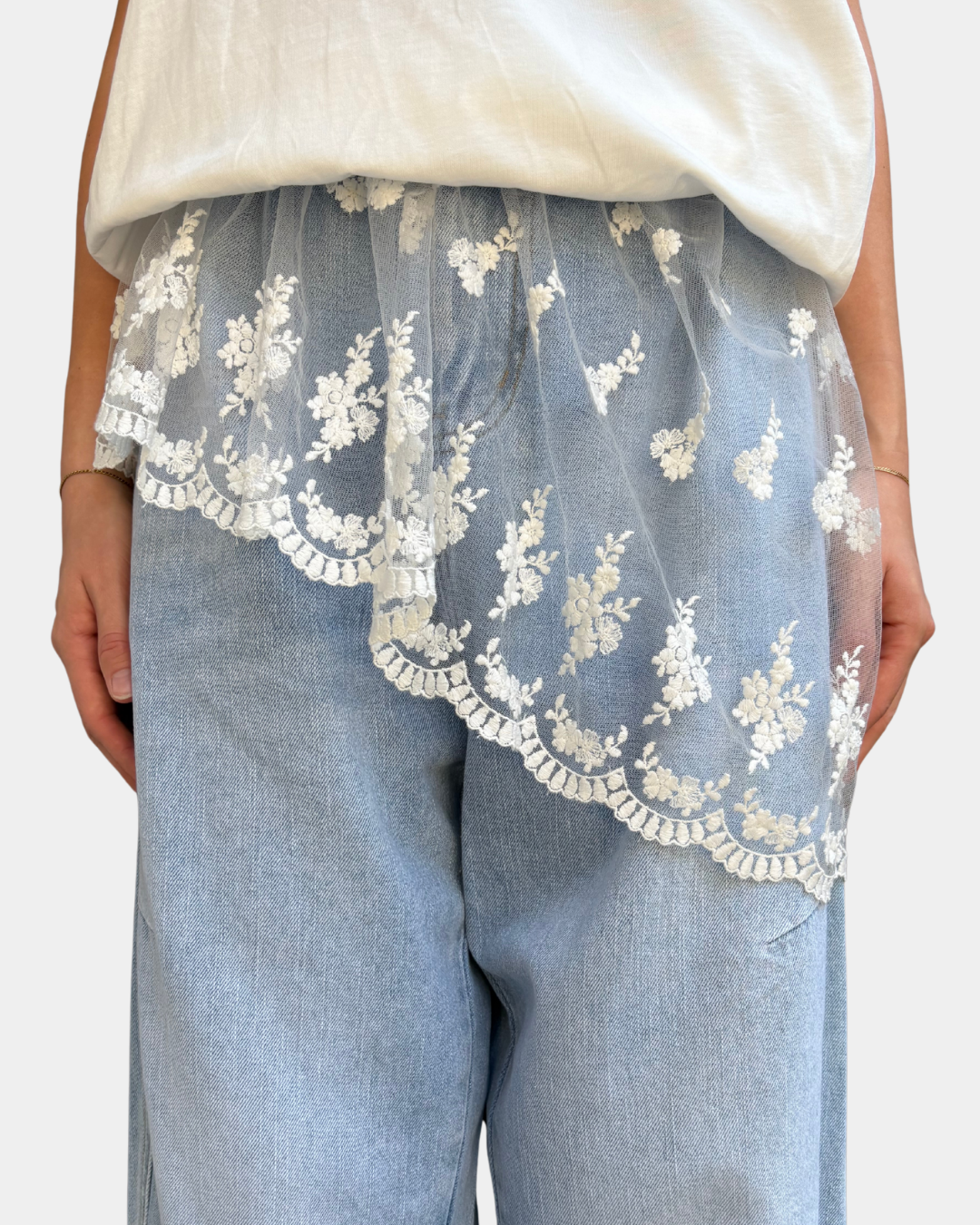 T-shirt pizzo Lumina