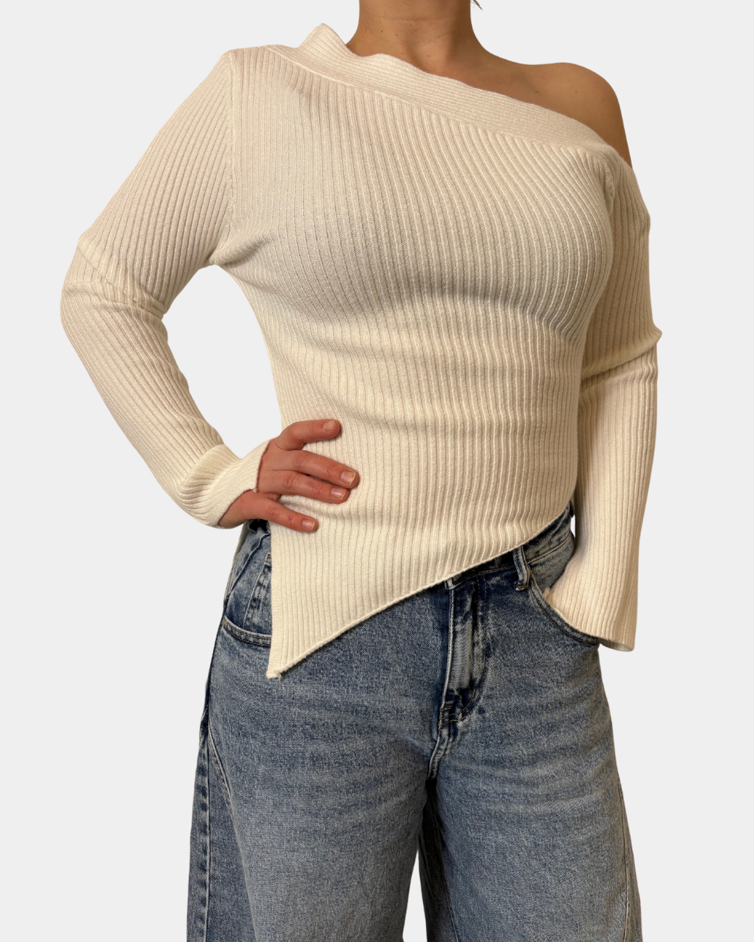 Maglioncino asimmetrico