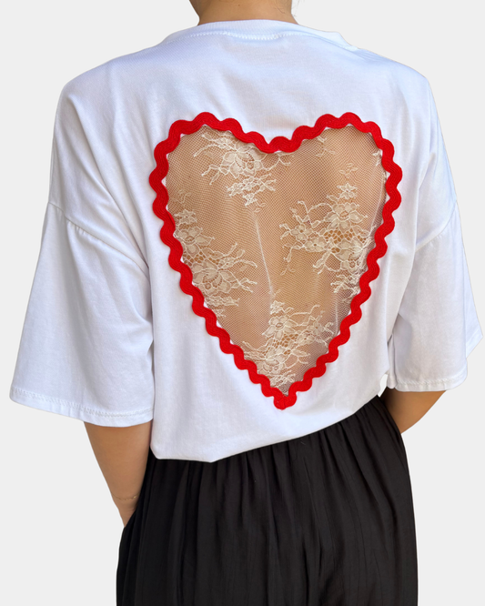 T-shirt cuore
