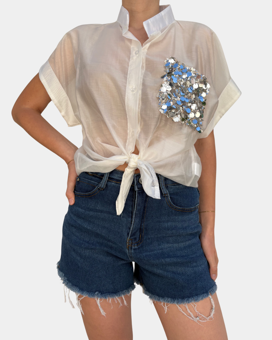 Camicia paiettes