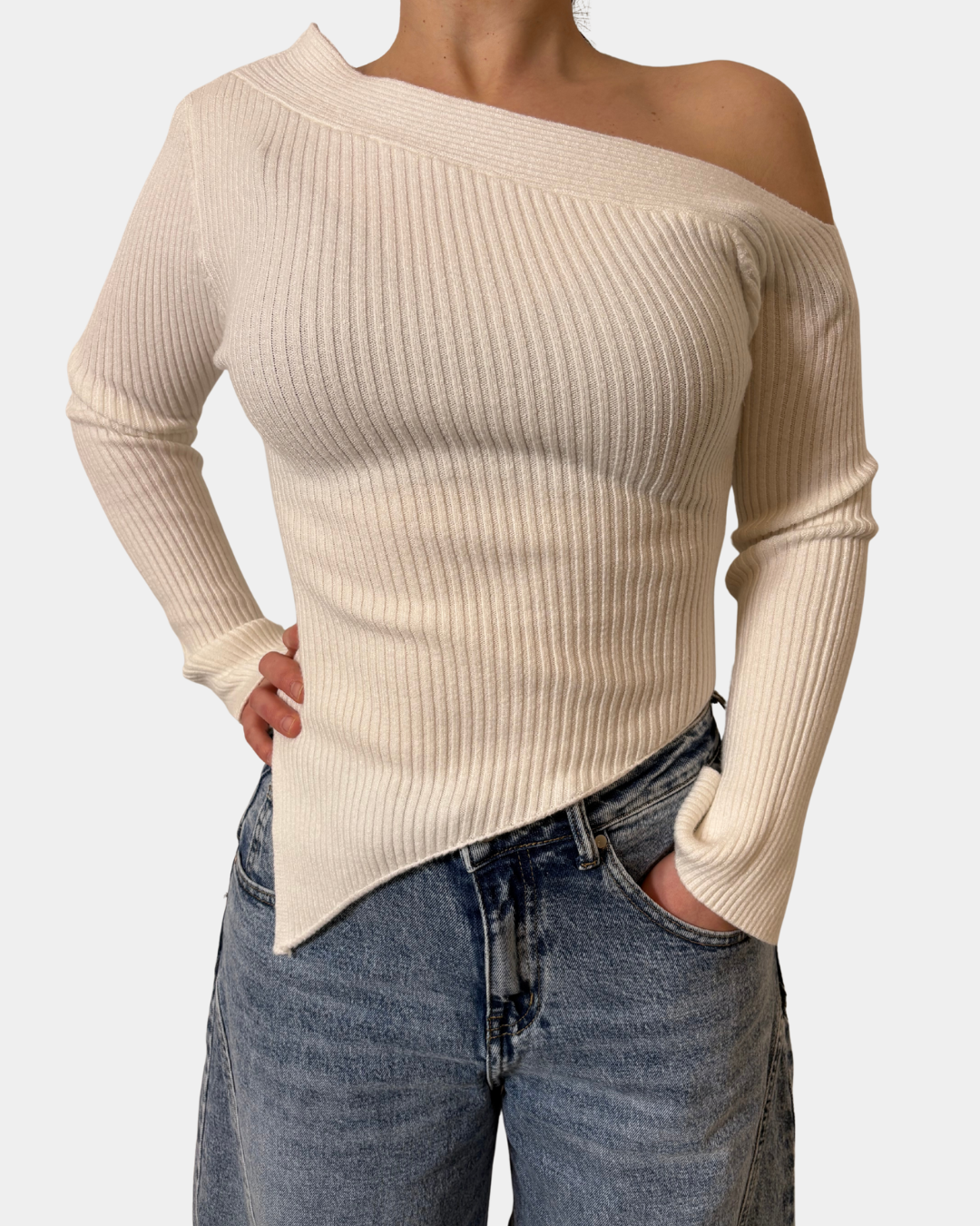 Maglioncino asimmetrico