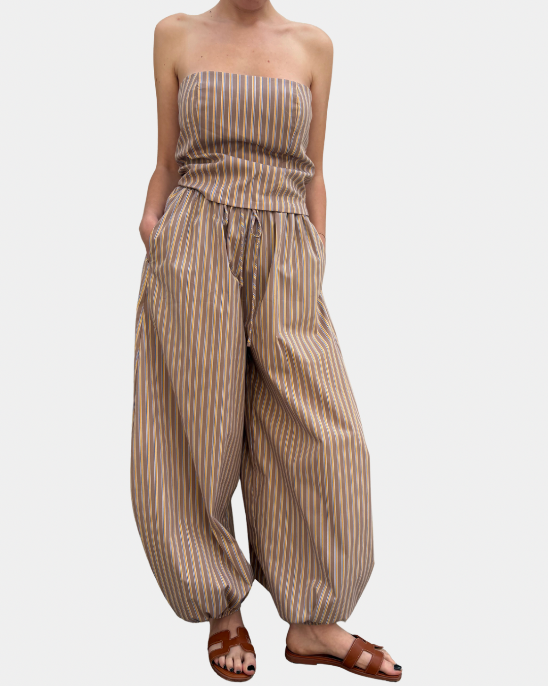 Pantalone righe Lumina