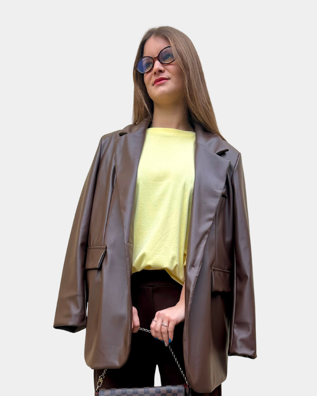 Blazer similpelle