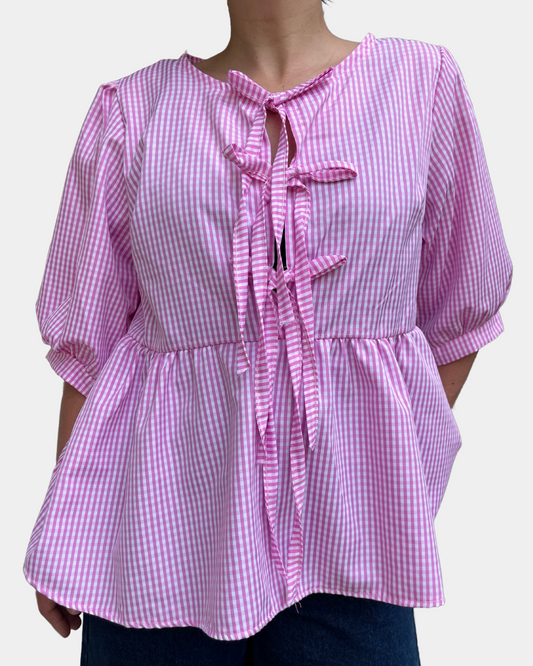 Camicia vichy fiocchi