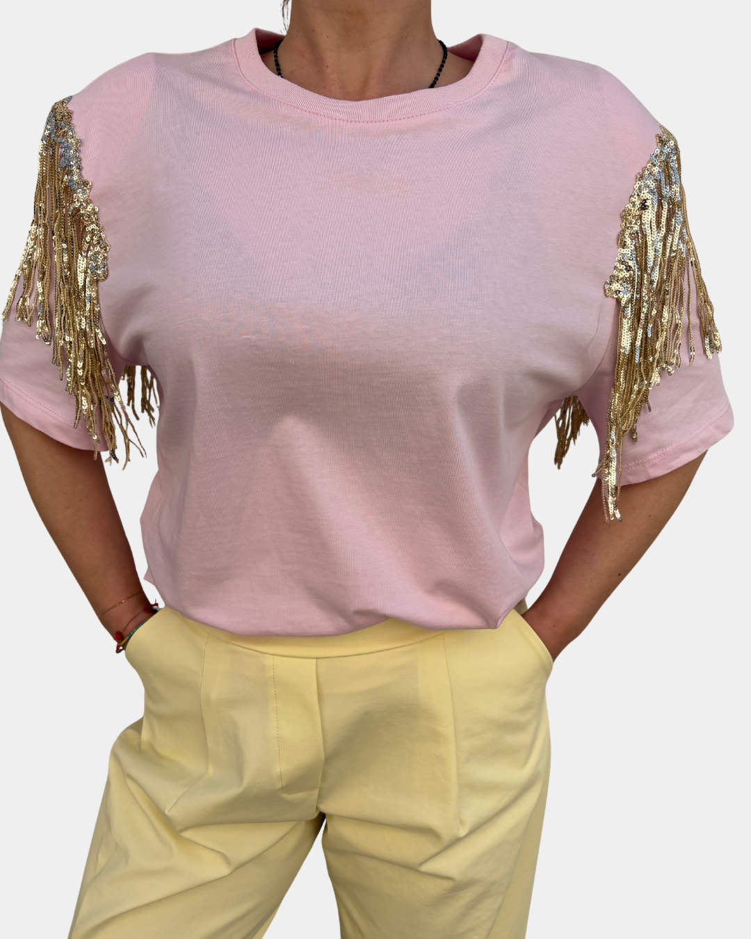 T-shirt frange Lumina