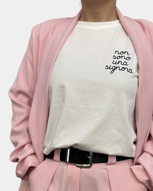 T-shirt non sono una signora