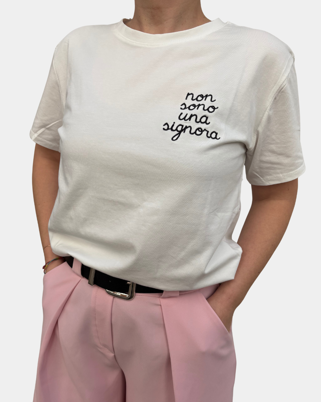 T-shirt non sono una signora