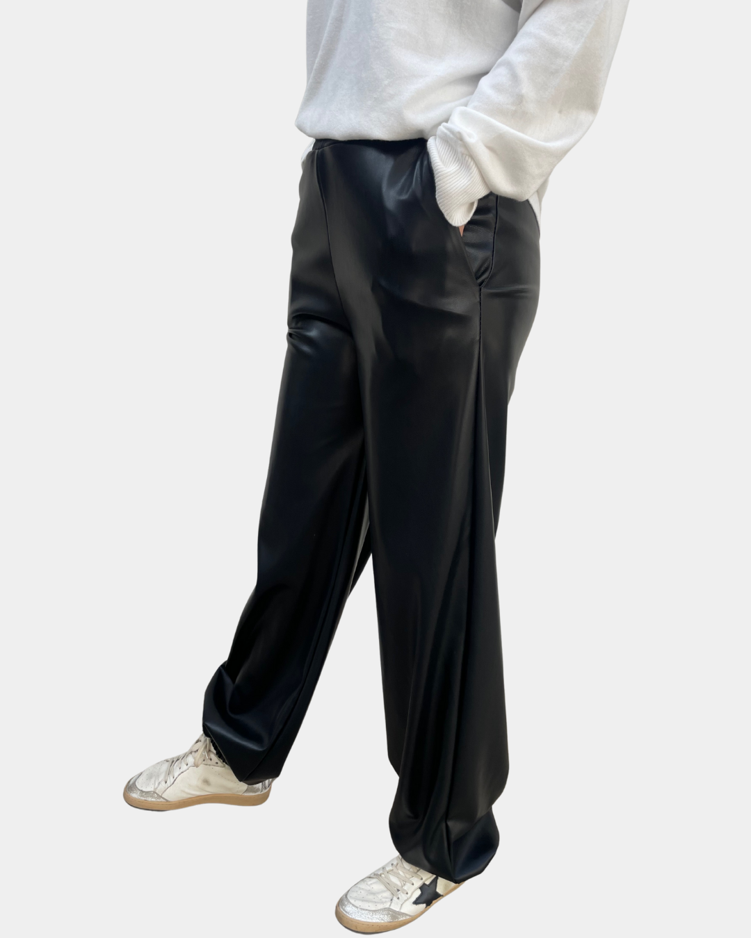 Pantalone ecopelle
