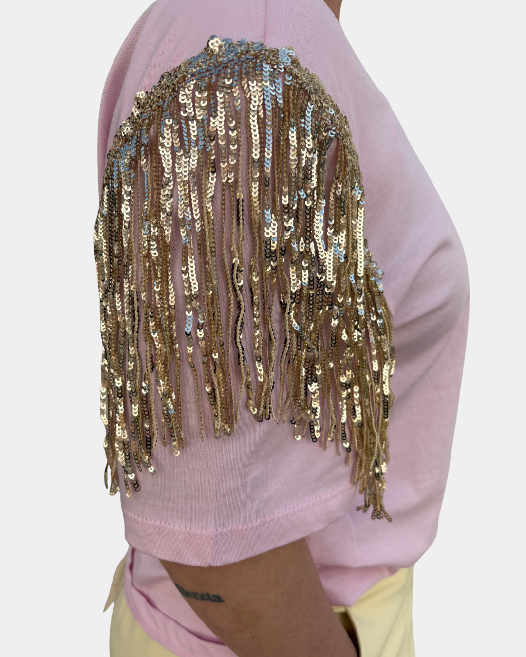 T-shirt frange Lumina