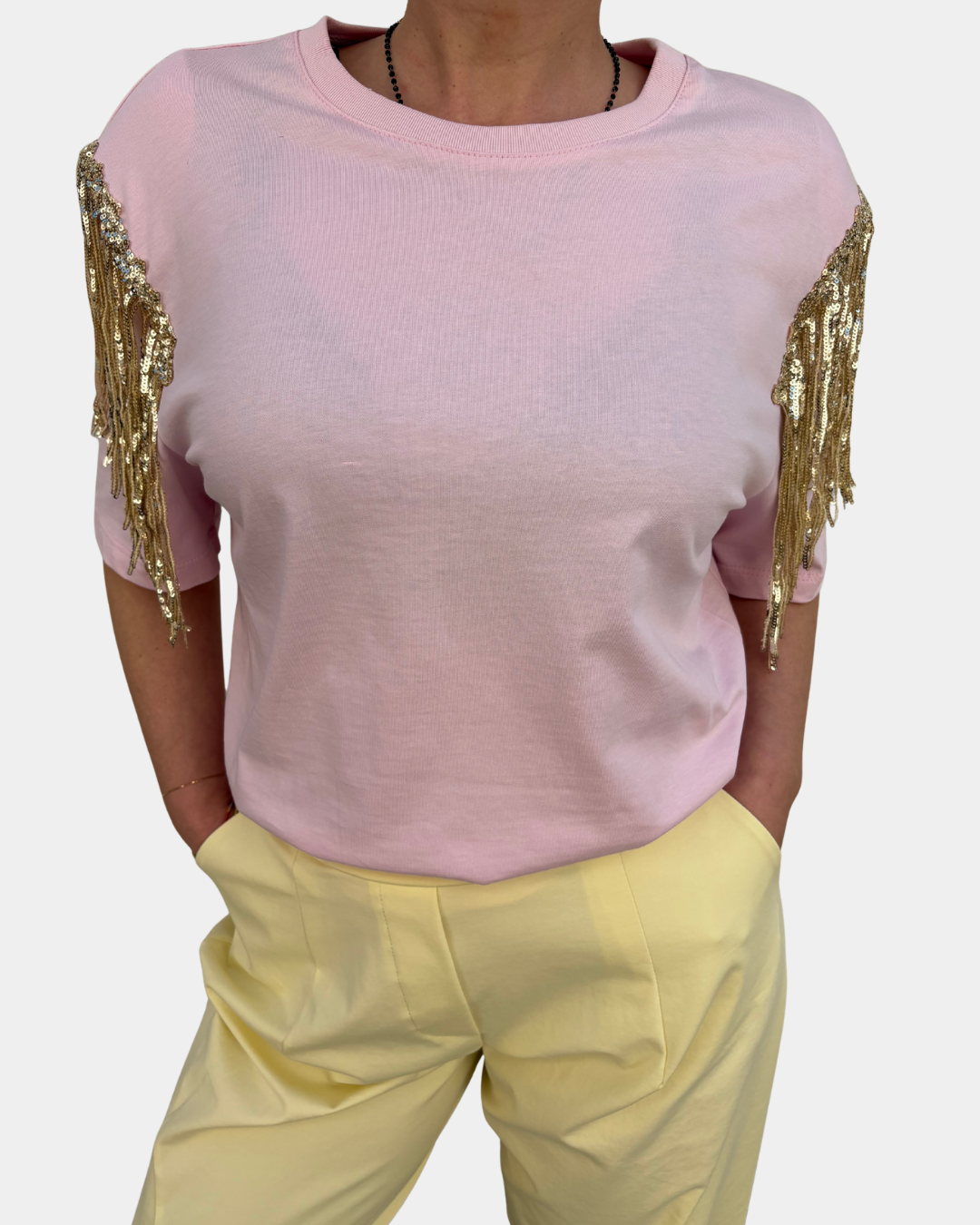 T-shirt frange Lumina