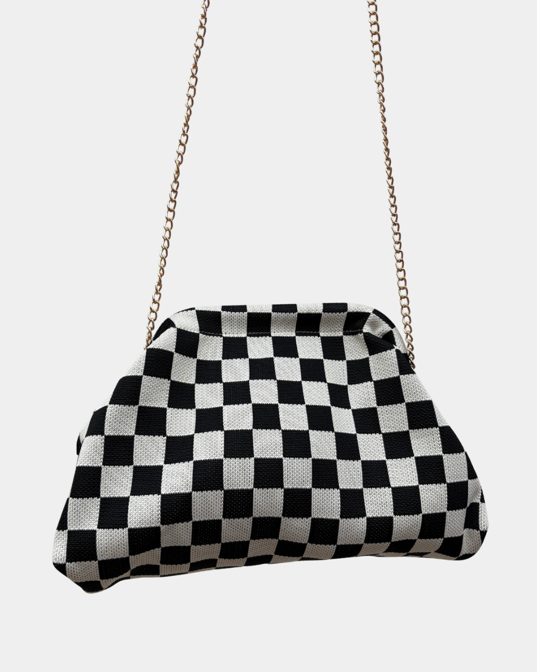 Borsa clutch scacchi