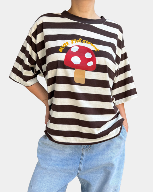 T-shirt “never stop growing”