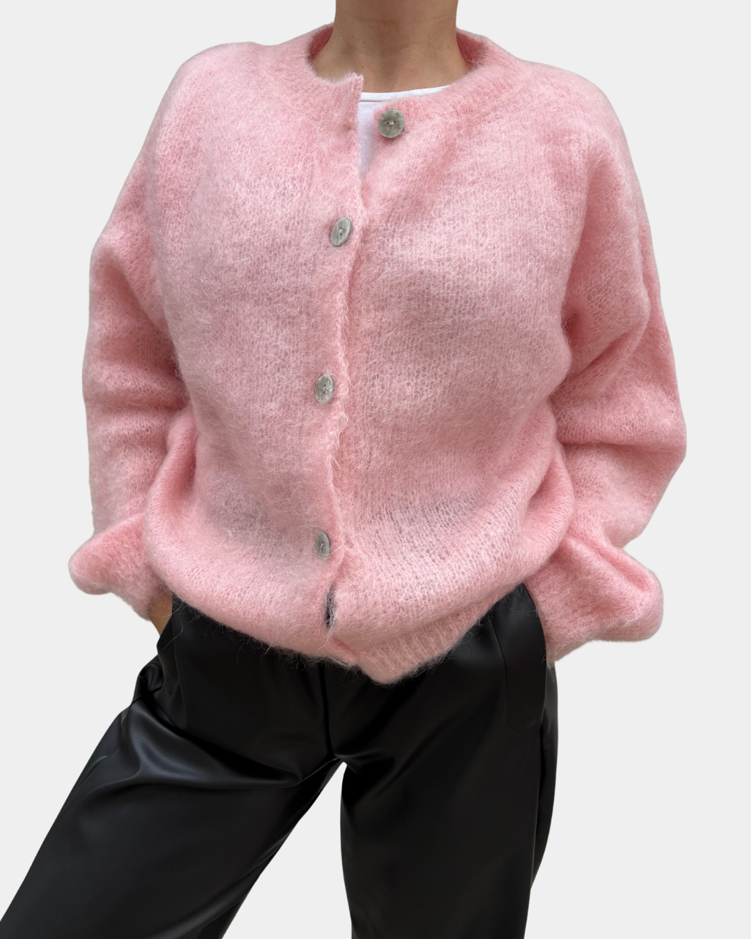Cardigan kid mohair