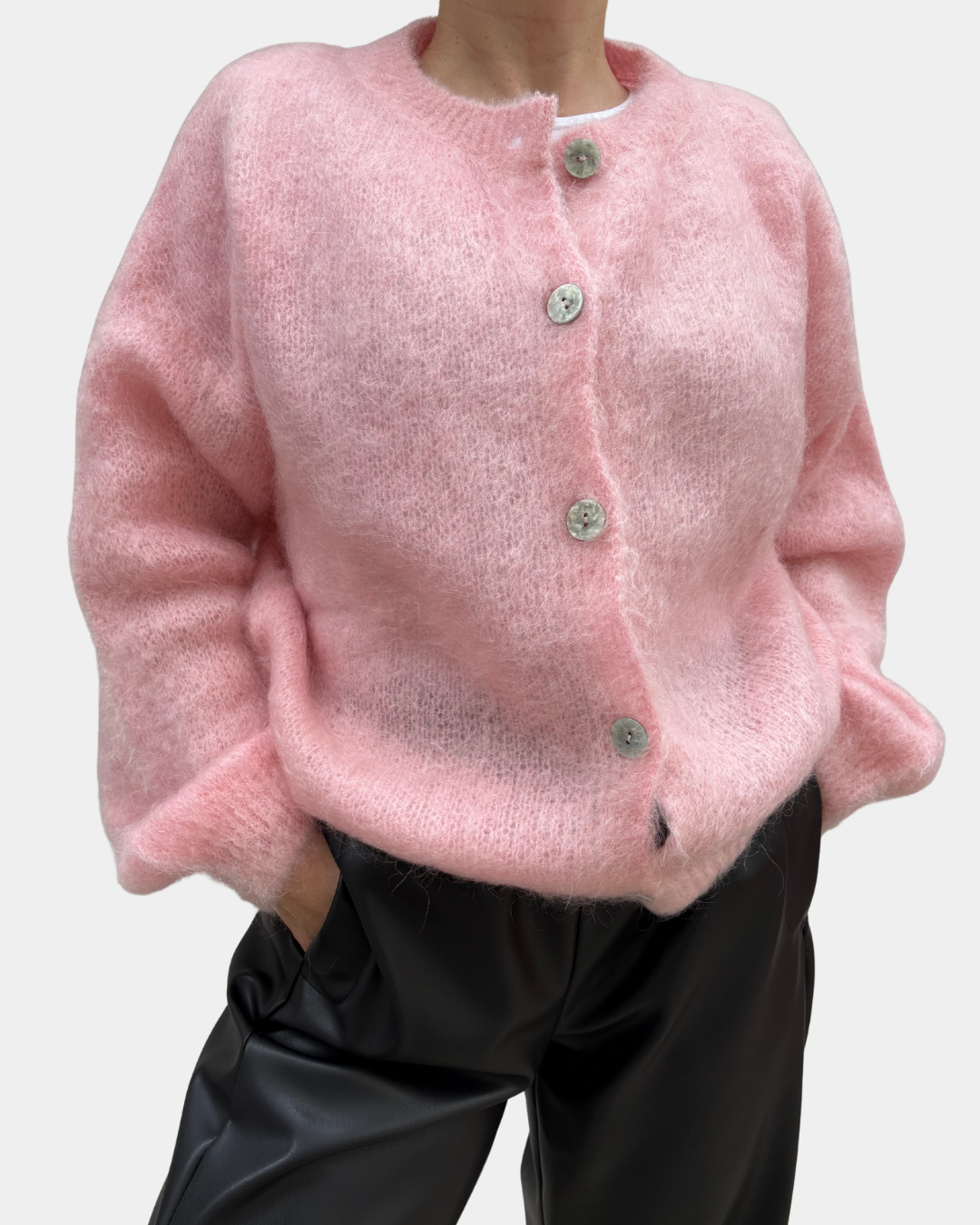 Cardigan kid mohair