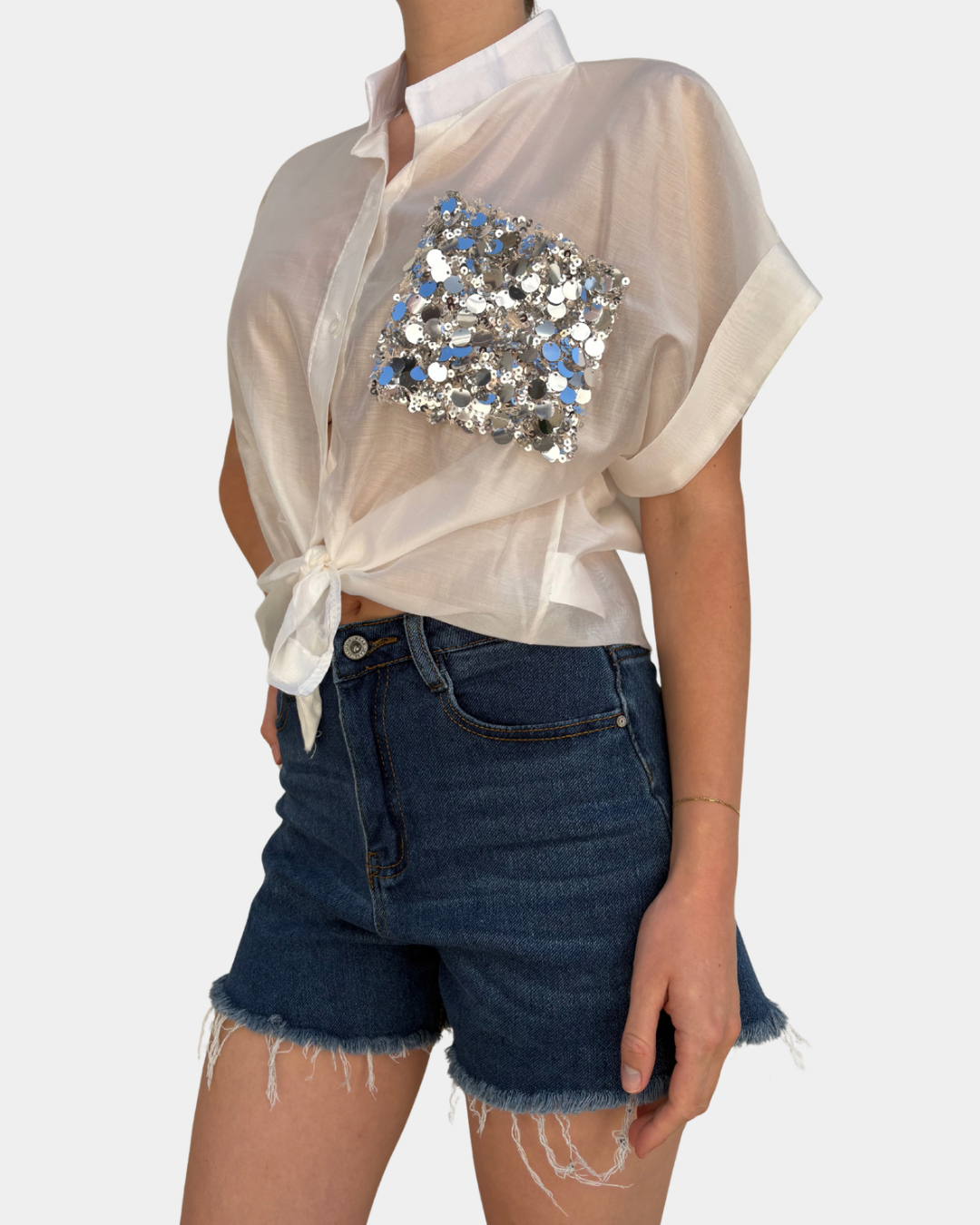 Camicia paiettes