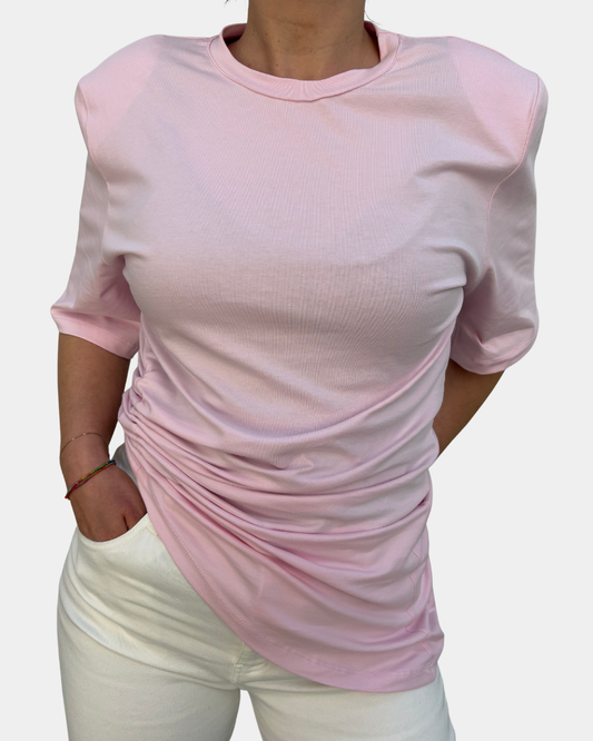 T-shirt arricciata Lumina
