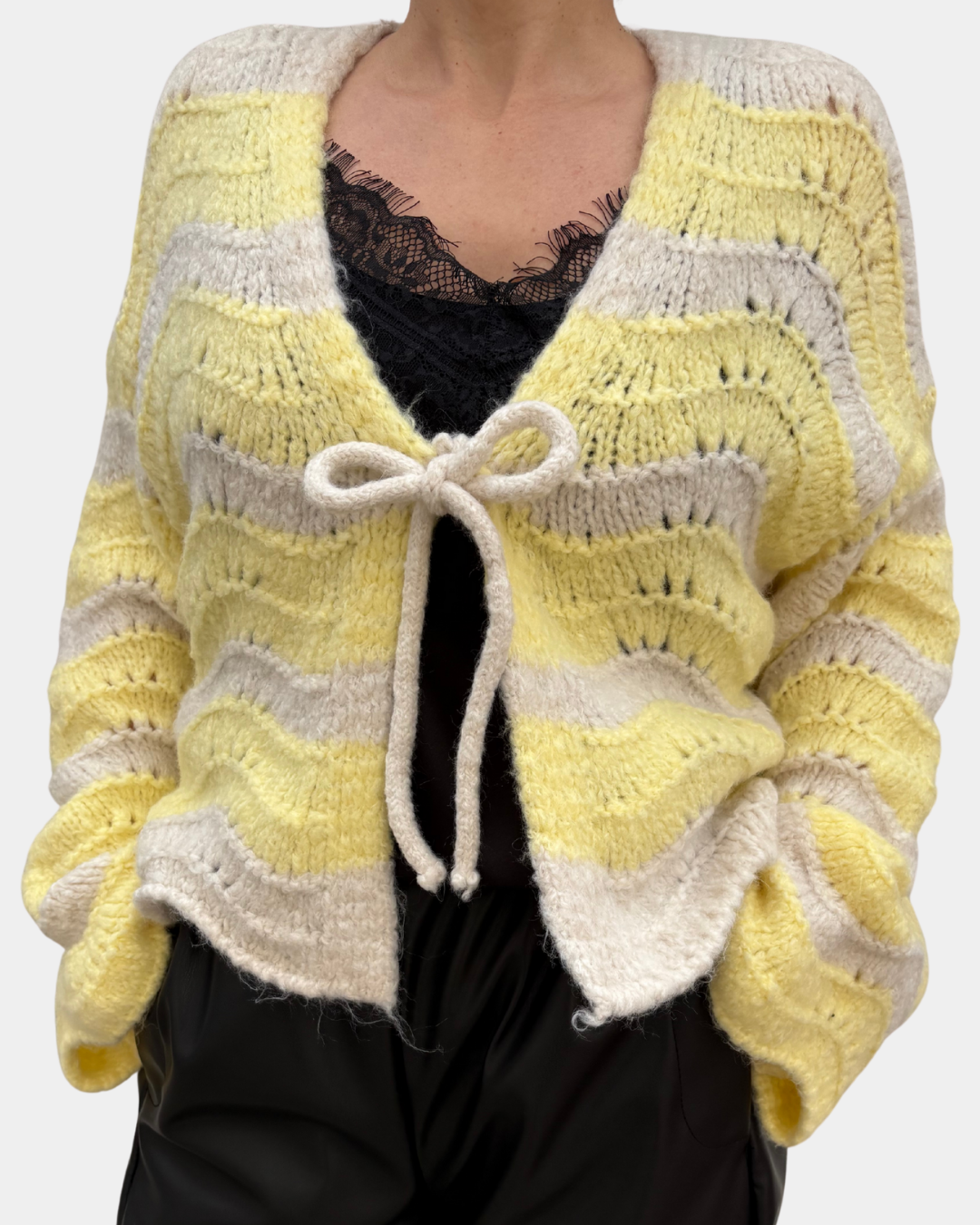 Cardigan yellow