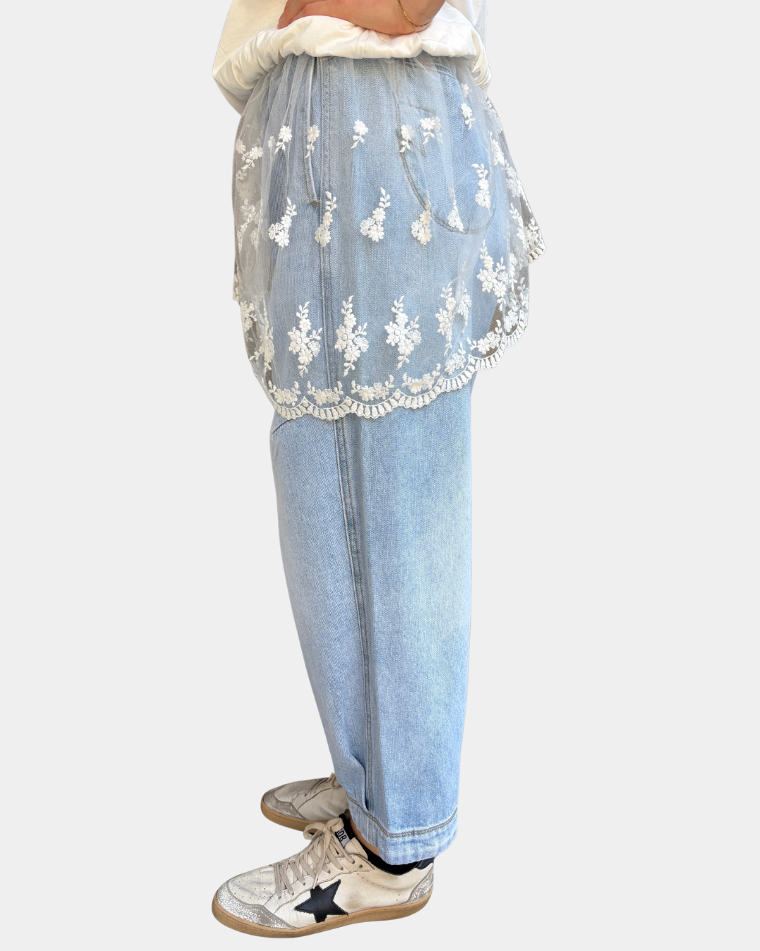 T-shirt pizzo Lumina