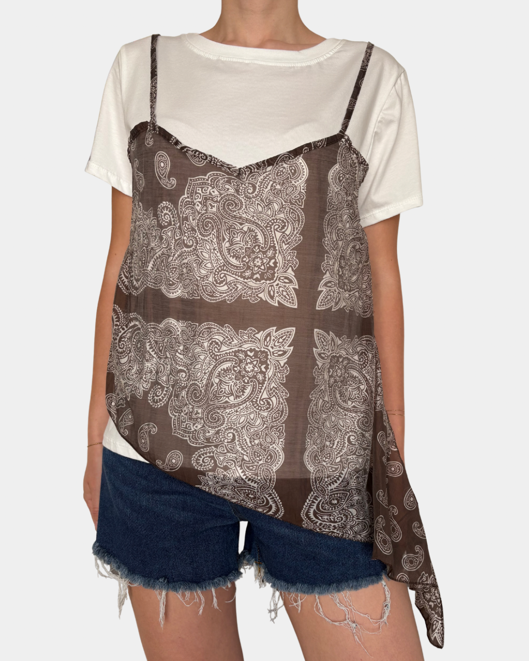 T-shirt canotta bandana